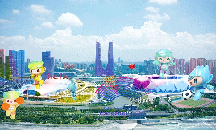 杭州亞運會倒計時丨數(shù)字賦能 護航亞運 太龍LED燈桿屏助力智慧亞運